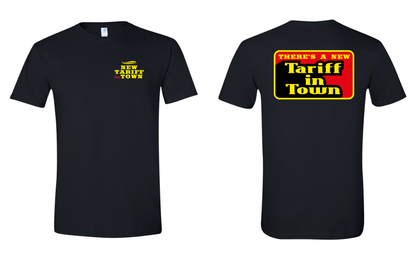 New Tariff Town Retro Tee - Black