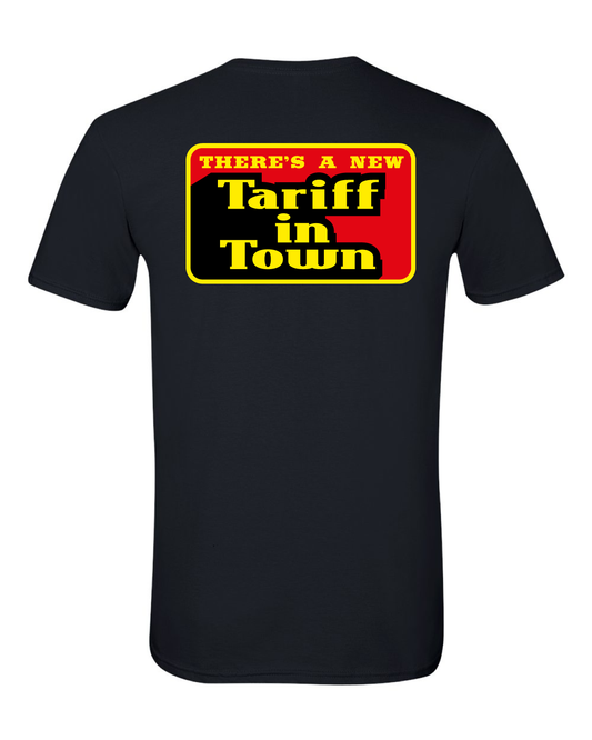 New Tariff Town Retro Tee - Black