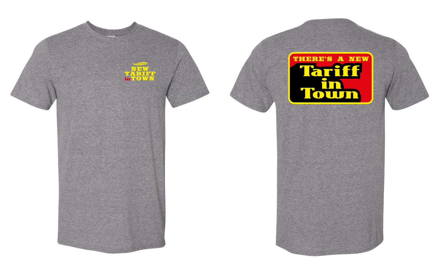 New Tariff Town Retro Tee - Grey