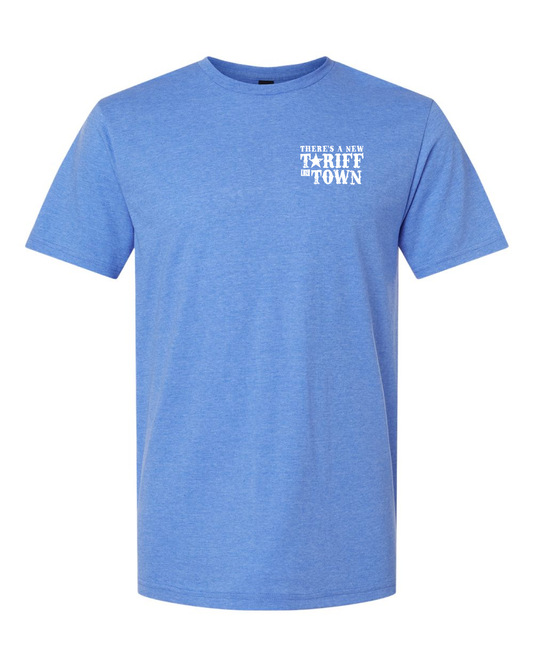 New Tariff in Town Tee - Blue